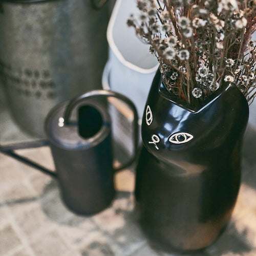 傘立て傘入れアンブレラスタンド玄関かさ収納ポスター収納フラワーベースインテリア置物レトロ猫ねこキャット猫モチーフ陶器コンパクト省スペーススリムおしゃれカフェシンプル安定感店舗ナチュラルかわいい一人暮らし室内室外屋外azm家具