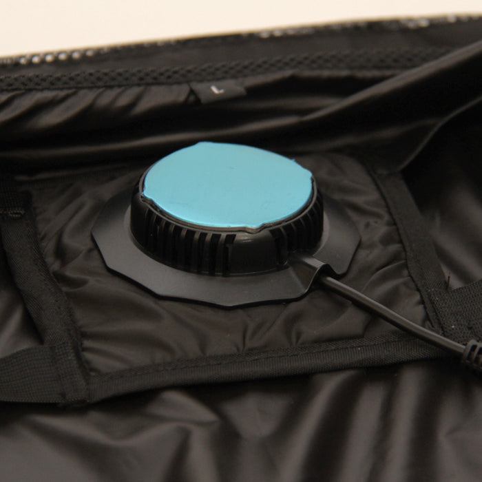 ペルチェファンベスト 冷却ベスト 空調ウェア メンズ 夏 作業服 ペルチェ素子 ファン付き バッテリー付き 熱中症対策 軽量 薄型 黒 M/L/XL/XXL outdoor