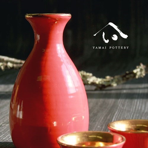 美濃焼/toki/minoyaki/japan/酒器/セット/酒器セット/お猪口/徳利/おちょこ/ペア/とっくり/朱金彩/陶器/手作り/2号/食器/結婚祝い/還暦祝い/祝い/還暦/プレゼント/ギフト/ギフトセット/食器セット/お土産/