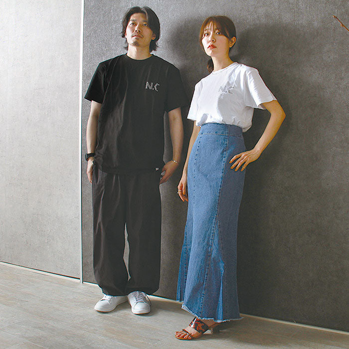 noisycode tシャツ オリジナル レディース メンズ ブランド デザインtシャツ ペア 綿100% 半袖 おしゃれ プルオーバー プリント ロゴ 文字 英字 プルオーバー テ