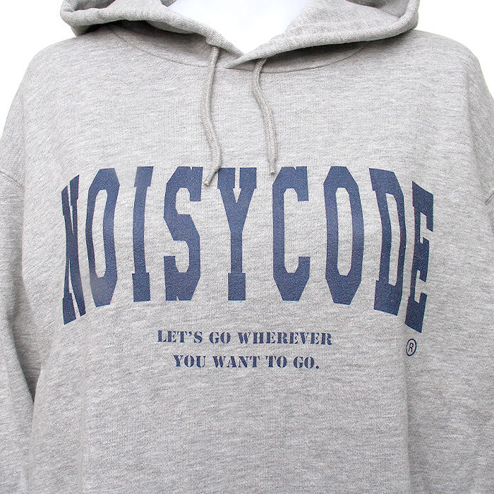 noisycode パーカー キッズ 女の子 男の子 かわいい 綿100% スウェット パーカ スエット 長袖 ブラウンロゴ カレッジロゴ 家族 お揃い オリジナル プルオーバー