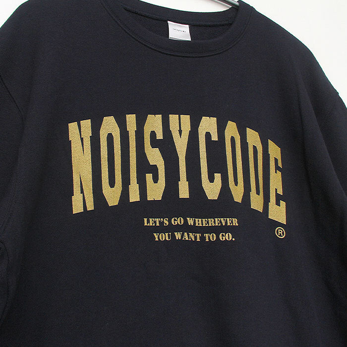 noisycode スウェット キッズ 女の子 男の子 かわいい 綿100% スエット 長袖 家族 お揃い オリジナル プルオーバー トレーナー デザイン ロゴ ライトトレーナー