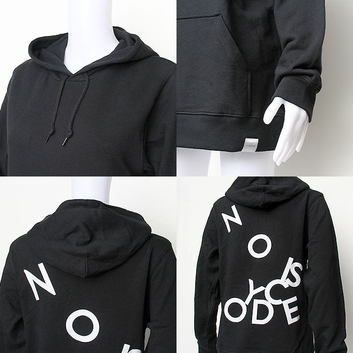 noisycode トップス パーカー オリジナル レディース メンズ ブランド デザインパーカー バックロゴ バックプリント プリント プリントパーカー ペア 綿100%