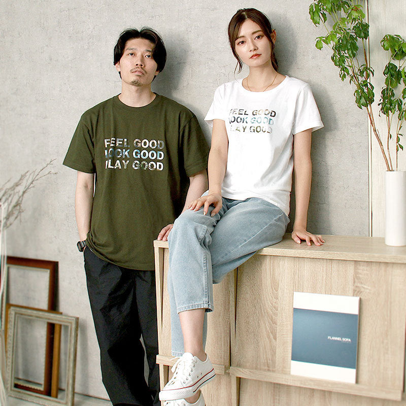 noisycode tシャツ オリジナル good レディース メンズ ブランド デザインtシャツ ペア 綿100% 半袖 おしゃれ プルオーバー プリント ロゴ 文字 英字 プルオーバ