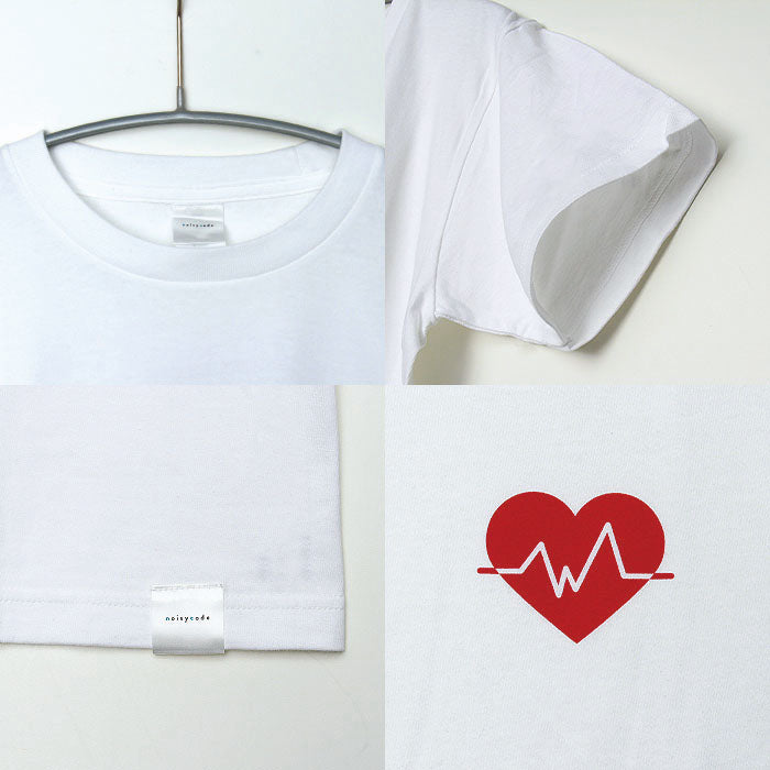 noisycode tシャツ ワンポイント オリジナル レディース メンズ ブランド デザインtシャツ ペア 綿100% 半袖 おしゃれ プルオーバー プリント ロゴ 文字 英字