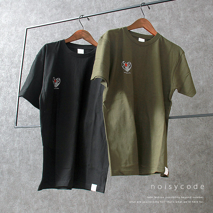 noisycode tシャツ オリジナル レディース メンズ ブランド デザインtシャツ ペア 綿100% 半袖 おしゃれ プルオーバー プリント ロゴ 文字 英字 プルオーバー