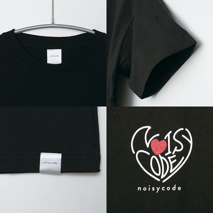 noisycode tシャツ オリジナル レディース メンズ ブランド デザインtシャツ ペア 綿100% 半袖 おしゃれ プルオーバー プリント ロゴ 文字 英字 プルオーバー