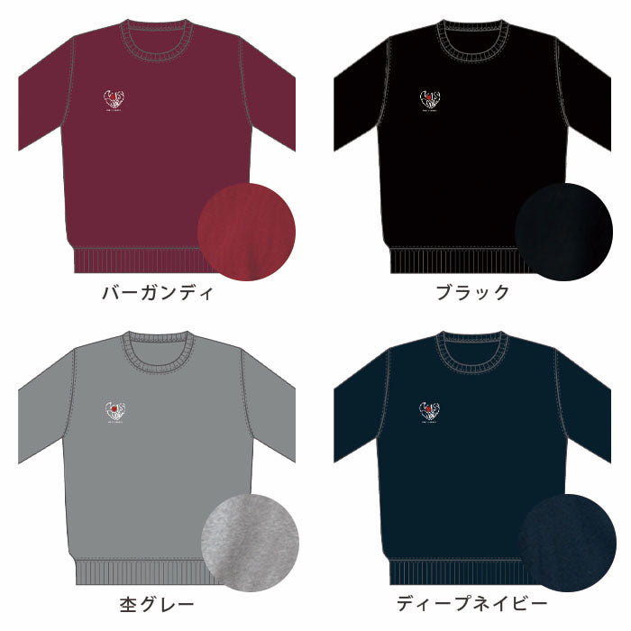 noisycode ワンポイント スウェット トレーナー ハート オリジナル レディース メンズ ブランド デザインパーカー ペア 綿100% 長袖 おしゃれ プリント ロゴ