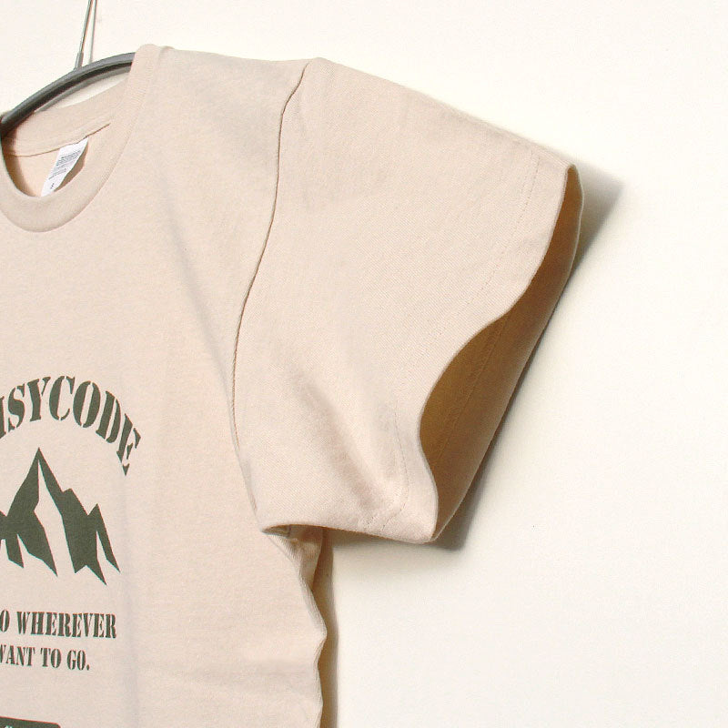 noisycode tシャツ キッズ 女の子 男の子 オリジナル カレッジTシャツ カレッジロゴ 山 ブランド 家族 お揃い デザインtシャツ ペア 綿100% 半袖 おしゃれ