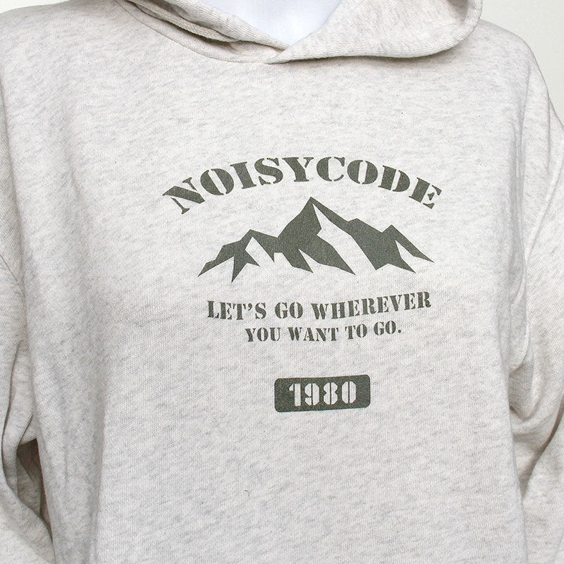 noisycode パーカー キッズ 女の子 男の子 かわいい 綿100% スウェット パーカ スエット 長袖 カレッジトレーナー 山 カレッジ カレッジロゴ 家族 お揃い