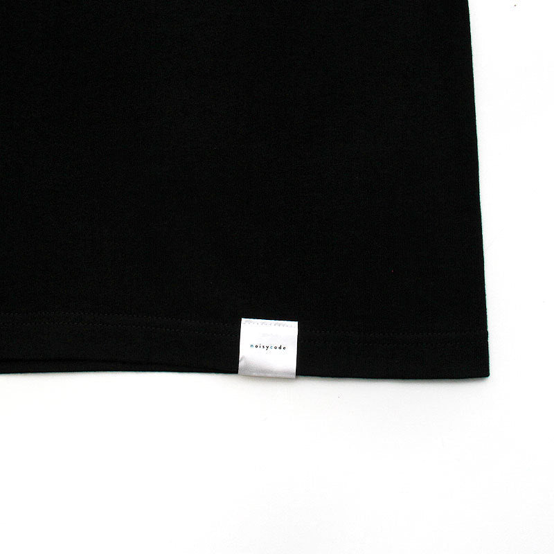 noisycode tシャツ オリジナル レディース メンズ ブランド デザインtシャツ 綿100% 厚手 7.4oz 春 夏 半袖 おしゃれ プルオーバー タンバリン プリント ロゴ