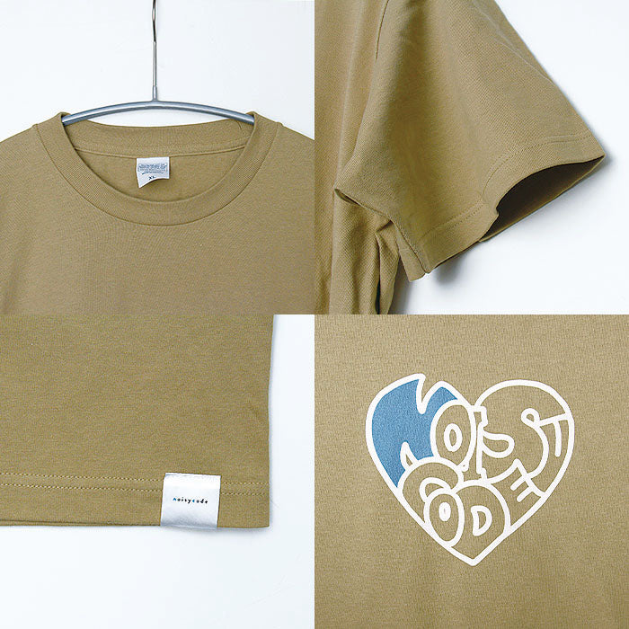noisycode tシャツ オリジナル レディース メンズ ブランド デザインtシャツ ペア 綿100% 半袖 おしゃれ プルオーバー プリント ロゴ 文字 英字 プルオーバー テ