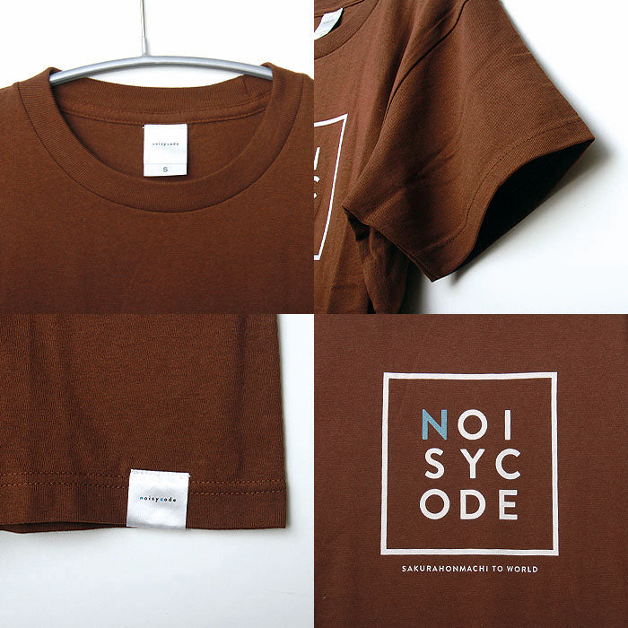 noisycode tシャツ オリジナル レディース メンズ ブランド デザインtシャツ ペア 綿100% 半袖 おしゃれ プルオーバー プリント ロゴ 文字 英字 プルオーバー テ