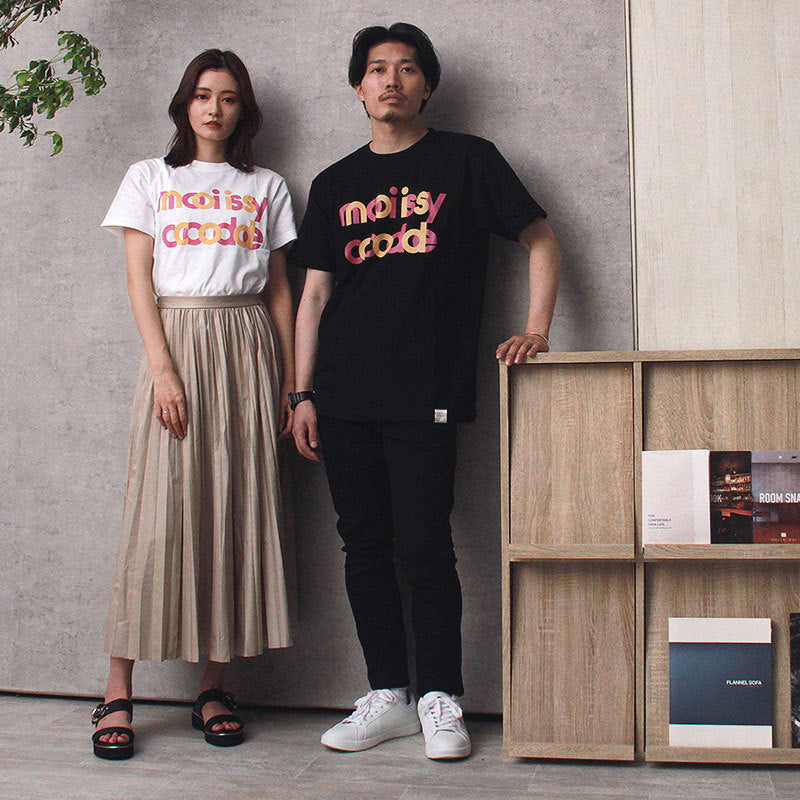 noisycode tシャツ オリジナル レディース メンズ ブランド デザインtシャツ 綿100% 厚手 7.4oz 春 夏 半袖 おしゃれ プルオーバー プリント ロゴ