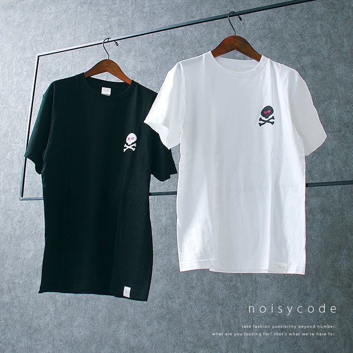 noisycode tシャツ オリジナル レディース メンズ ブランド デザインtシャツ ペア 綿100% 半袖 おしゃれ プルオーバー プリント ロゴ 文字 英字 プルオーバー テ