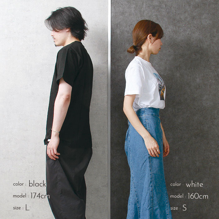 noisycode tシャツ フォトプリント フォト フォトTシャツ オリジナル レディース メンズ ブランド デザインtシャツ ペア 綿100% 半袖 おしゃれ プルオーバー