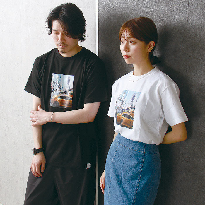 noisycode tシャツ フォトプリント フォト フォトTシャツ オリジナル レディース メンズ ブランド デザインtシャツ ペア 綿100% 半袖 おしゃれ プルオーバー