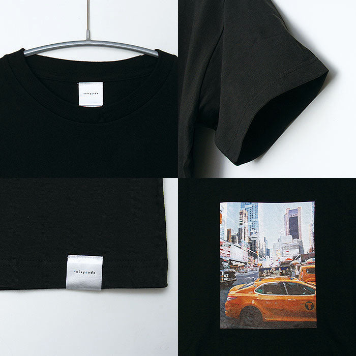 noisycode tシャツ フォトプリント フォト フォトTシャツ オリジナル レディース メンズ ブランド デザインtシャツ ペア 綿100% 半袖 おしゃれ プルオーバー