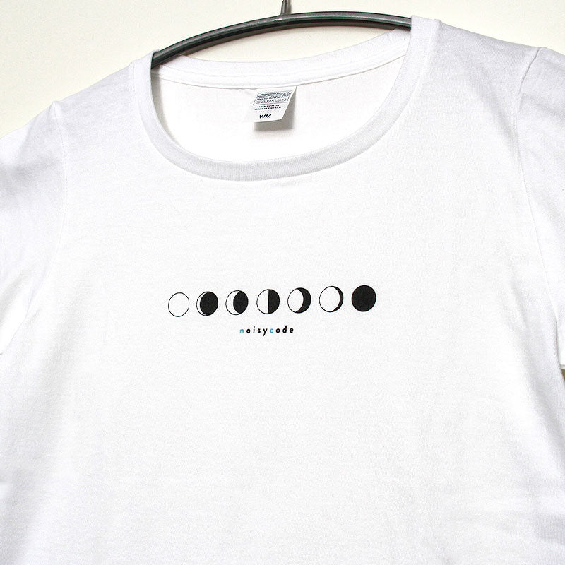noisycode tシャツ オリジナル 月 moon ルナ レディース メンズ ブランド デザインtシャツ ペア 綿100% 半袖 おしゃれ プルオーバー プリント ロゴ 文字 英字