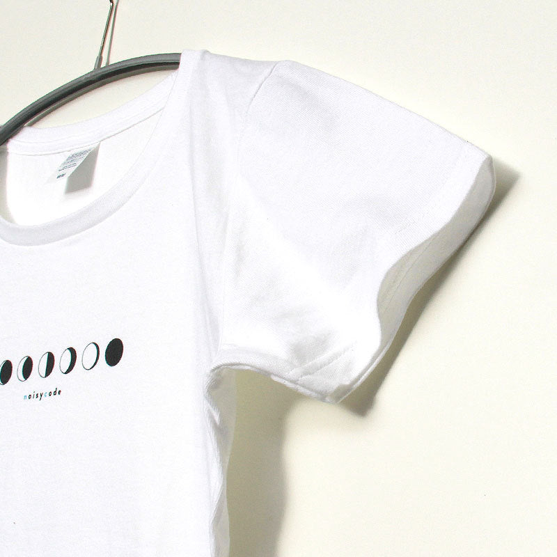 noisycode tシャツ オリジナル 月 moon ルナ レディース メンズ ブランド デザインtシャツ ペア 綿100% 半袖 おしゃれ プルオーバー プリント ロゴ 文字 英字