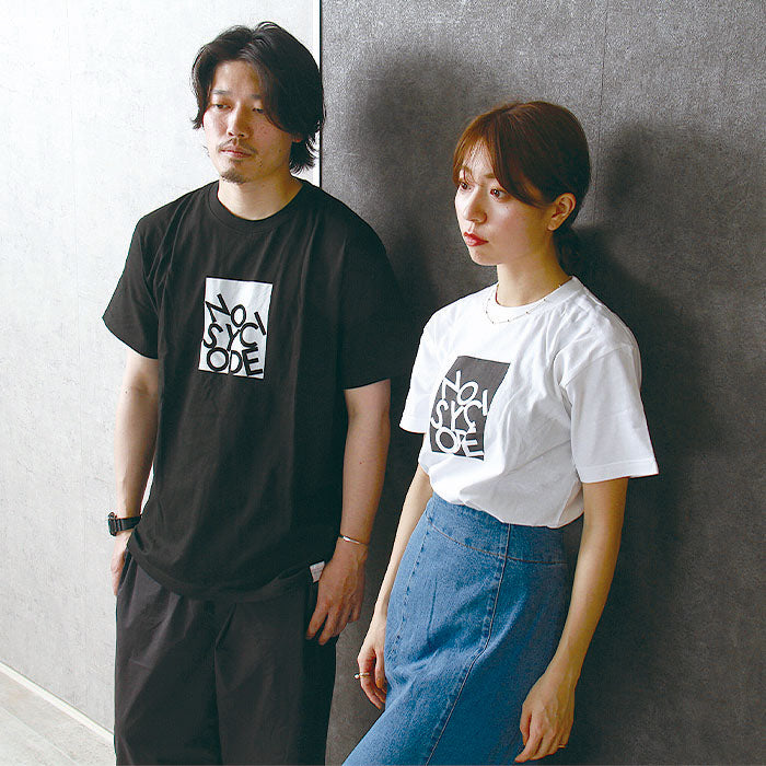 noisycode tシャツ ロゴTシャツ オリジナル レディース メンズ ブランド デザインtシャツ ペア 綿100% 半袖 おしゃれ プルオーバー プリント ロゴ 文字 英字