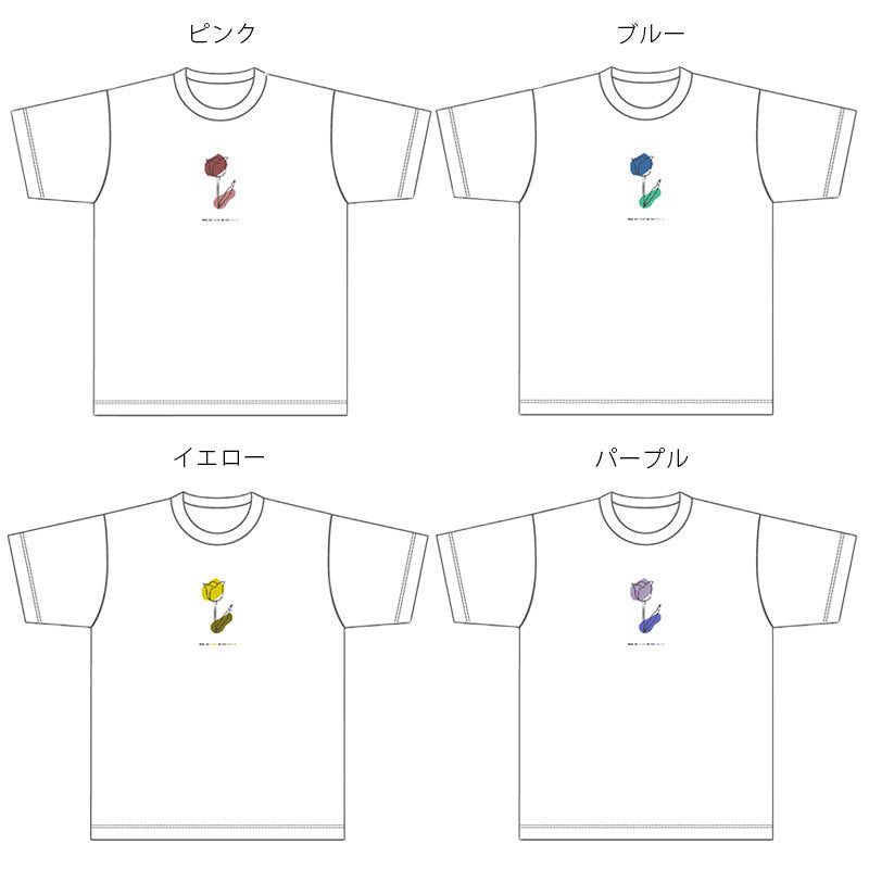 noisycode tシャツ キッズ 女の子 男の子 オリジナル チューリップ 花 絵 ブランド 家族 お揃い デザインtシャツ ペア 綿100% 半袖 おしゃれ プルオーバー