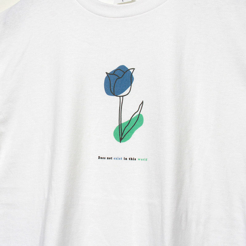 noisycode tシャツ キッズ 女の子 男の子 オリジナル チューリップ 花 絵 ブランド 家族 お揃い デザインtシャツ ペア 綿100% 半袖 おしゃれ プルオーバー