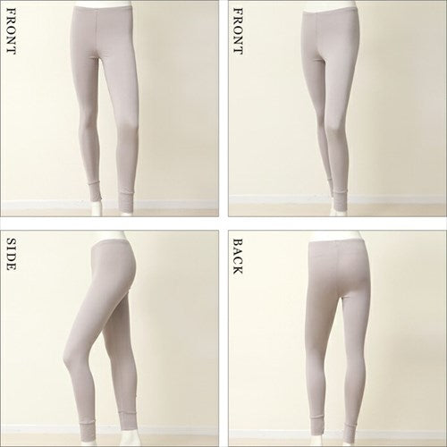 冬バテ解消裏起毛シンプル9分丈ボトムスインナー下着ももひき股ひきレディース女性ボトムス長ズボンルームウェアアンダーウェアレッグウェア温かい暖かいあたたかい薄い保温性ボトム大きいサイズ九分丈股ずれ防止秋冬送料無料