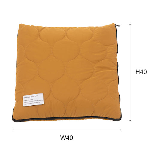 ブランケットクッションブランケットクッションシンプル北欧おしゃれ折りたたみコンパクト2WAYアウトドアキャンプ防寒布団グリーンイエローグレーボアキルティングファスナー