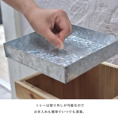 傘立て傘入れアンブレラスタンド玄関かさ収納ヴィンテージ調木製木北欧木箱木材四角長方形コンパクトスリム水受けトレー付き通気性清潔おしゃれカフェシンプル安定感店舗ナチュラルかわいい一人暮らしazm家具