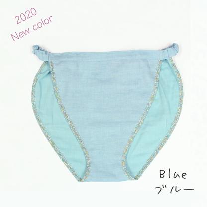 締め付けゼロ！ ふんどしショーツス オーガニックコットンダブルガーゼ ｜ ふんどしパンツ 女性用 レディース 締め付けない ゆったり 綿 下着 ナイトショーツ フンティー ふんパン 旅行 トラベル 就寝 日本製 Fundy-Fundy『 フンディ-フンディ- 』