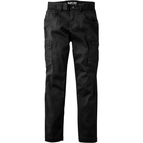 Scot.Inc ニットライクスリムレディースパンツ レディース 通年 オールシーズン ストレッチ パンツ 作業服 作業着 ワークパンツ ドビー織り CUC
