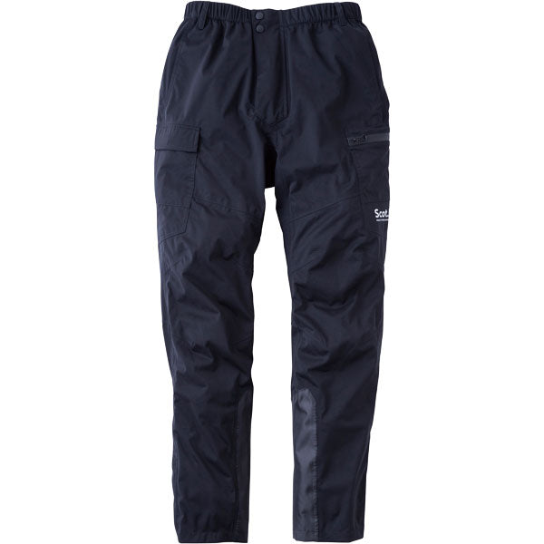 Scot.Inc 4WAYストレッチ オールウェザーパンツ メンズ レインパンツ 作業服 作業着 防水 透湿 ストレッチ 裾調整 収納ポーチ付き CUC