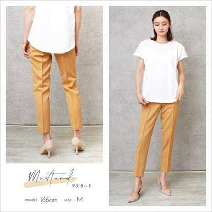 美脚テーパードパンツテーパードパンツレディースきれいめ美脚テーパードパンツセンタープレステーパード美脚パンツロングレディース大きいサイズフォーマルビジネスOL楽ちんらくちんパンツレディース