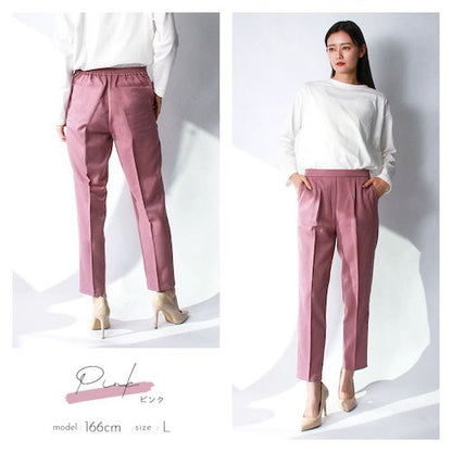 美脚テーパードパンツテーパードパンツレディースきれいめ美脚テーパードパンツセンタープレステーパード美脚パンツロングレディース大きいサイズフォーマルビジネスOL楽ちんらくちんパンツレディース