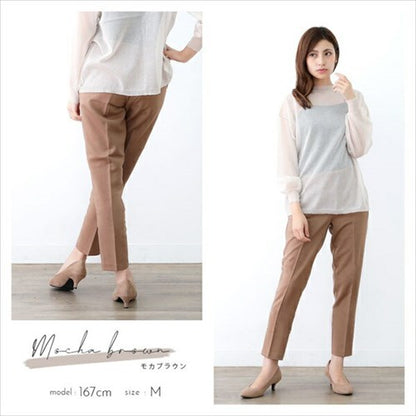 美脚テーパードパンツテーパードパンツレディースきれいめ美脚テーパードパンツセンタープレステーパード美脚パンツロングレディース大きいサイズフォーマルビジネスOL楽ちんらくちんパンツレディース