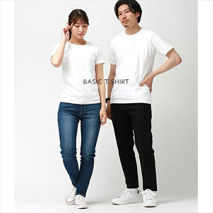 送料無料/tシャツ/レディース/半袖/綿100%/メンズ/春/夏/無地/シンプル/ベーシック/トップス/ペアルック/ユニセックス/大きいサイズ/sサイズ/小さいサイズ/服/プチプラ/クルーネック/オフィスカジュアル/楽ちん