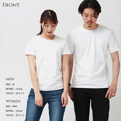 tシャツ レディース 半袖 綿100% Tシャツ メンズ 春 夏 無地 Ｔシャツ ティーシャツ テーシャツ シンプル ベーシック トップス ペアルック ユニセックス 大きいサイズ sサイズ 小さいサイズ 服 プチプラ クルーネック オフィスカジュアル