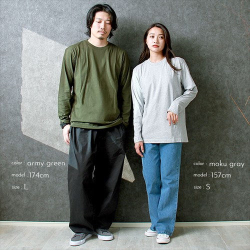 Tシャツ メンズ レディース 長袖 無地 シンプル 大きいサイズ ロングスリーブ ペア イベント ユニフォーム XS S M L XL 春 夏 秋 冬 作業着 吸汗 速乾 白 黒 グレー スポーツ カジュアル かわいい お出かけ 楽ちん ゆったり L