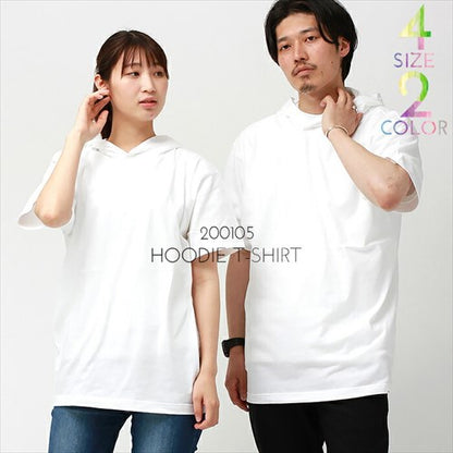 パーカーtシャツ/フード付きtシャツ/レディース/半袖/tシャツ/綿100%/メンズ/パーカー/薄手/春/夏/フーディー//フード/無地/シンプル/ベーシック/トップス/ペアルック/ユニセックス/大きいサイズ/sサイズ/