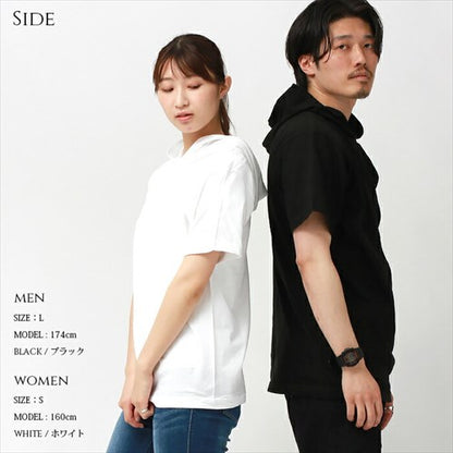 パーカーtシャツ/フード付きtシャツ/レディース/半袖/tシャツ/綿100%/メンズ/パーカー/薄手/春/夏/フーディー//フード/無地/シンプル/ベーシック/トップス/ペアルック/ユニセックス/大きいサイズ/sサイズ/