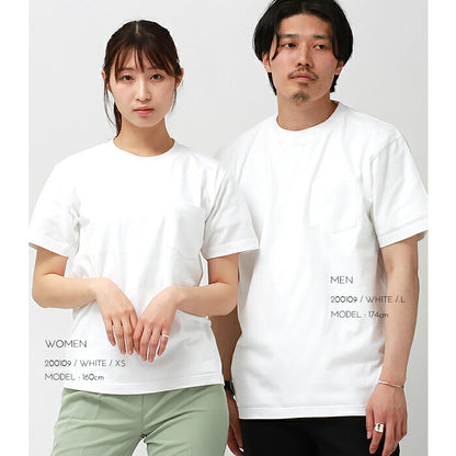 ポケット付き/tシャツ/レディース/ポケット/半袖/綿100%/メンズ/春/夏/無地/シンプル/ベーシック/トップス/ペアルック/ユニセックス/大きいサイズ/sサイズ/小さいサイズ/服/プチプラ/クルーネック/オフィス