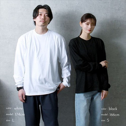 Tシャツ長袖メンズレディースティーシャツカットソー長袖tシャツルームウェア無地シンプルビッグTシャツ大きいサイズオーバーサイズ