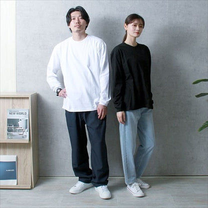 送料無料Tシャツ長袖メンズレディースティーシャツカットソー長袖tシャツルームウェア無地シンプルビッグTシャツ大きいサイズオーバーサイズ