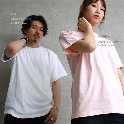 スーパーヘビーTシャツレディース半袖メンズ春夏無地シンプルベーシックトップスペアルックユニセックス大きいサイズsサイズ小さいサイズ服プチプラ１８色お出かけ