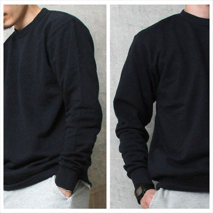 トレーナースウェットメンズレディース上下長袖無地厚手裏毛パイルシンプル大きいサイズリブロングスリーブペアイベントユニフォームXSSMLXL秋冬作業着