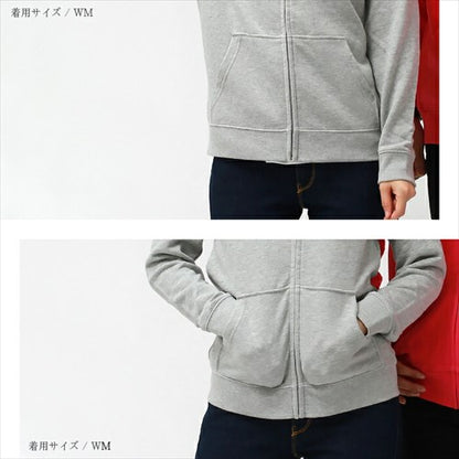 ジップアップパーカー/レディース/ジップ/パーカー綿100%/メンズ/薄手/春/夏/長袖/ジップパーカー/フーディー/フード/パーカ/ジップアップ/無地/シンプル/ベーシック/トップス/ペアルック/ユニセックス/