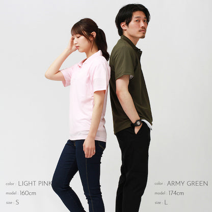 ドライポロシャツスポーツポロシャツレディース半袖吸汗速乾メンズ春夏無地畑仕事ユニホーム営業制服ドライトレーニングジムヨガuvカットシンプルベーシックトップスペアルックユニセックス