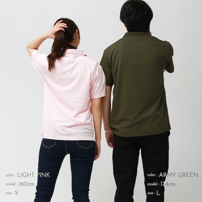 ドライポロシャツスポーツポロシャツレディース半袖吸汗速乾メンズ春夏無地畑仕事ユニホーム営業制服ドライトレーニングジムヨガuvカットシンプルベーシックトップスペアルックユニセックス