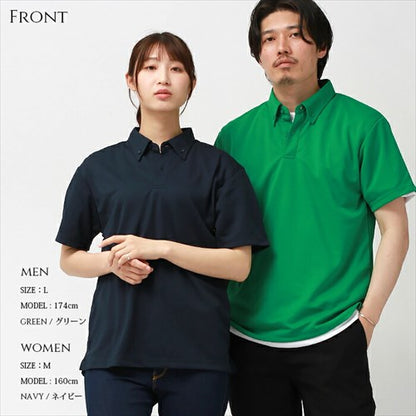 ドライポロシャツボタンダウンポロシャツポロシャツ半袖スポーツレディース半袖吸汗速乾メンズ春夏無地畑仕事ユニホーム営業制服ドライトレーニングジムヨガuvカットシンプルベーシック